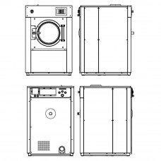 Промислова пральна машина AGA FX-25